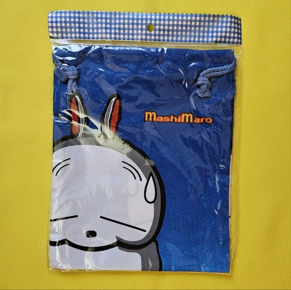 Mashimaro Mashi Maro Bag Anime Blue Bag Storage New - Picture 1 of 1